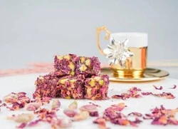 GÜL YAPRAKLI ÇİFTE KAVRULMUŞ LOKUM