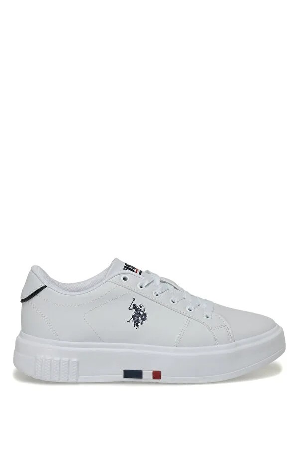 U.S. Polo Assn. MASHULYA 3FX Beyaz Kadın Sneaker - BEYAZ