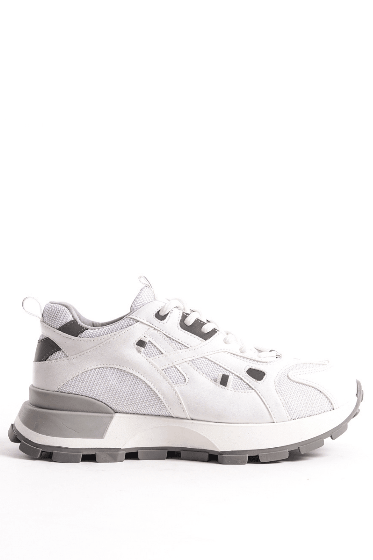 Beyaz Çok Renkli Kadın Sneaker Günlük Spor Ayakkabı