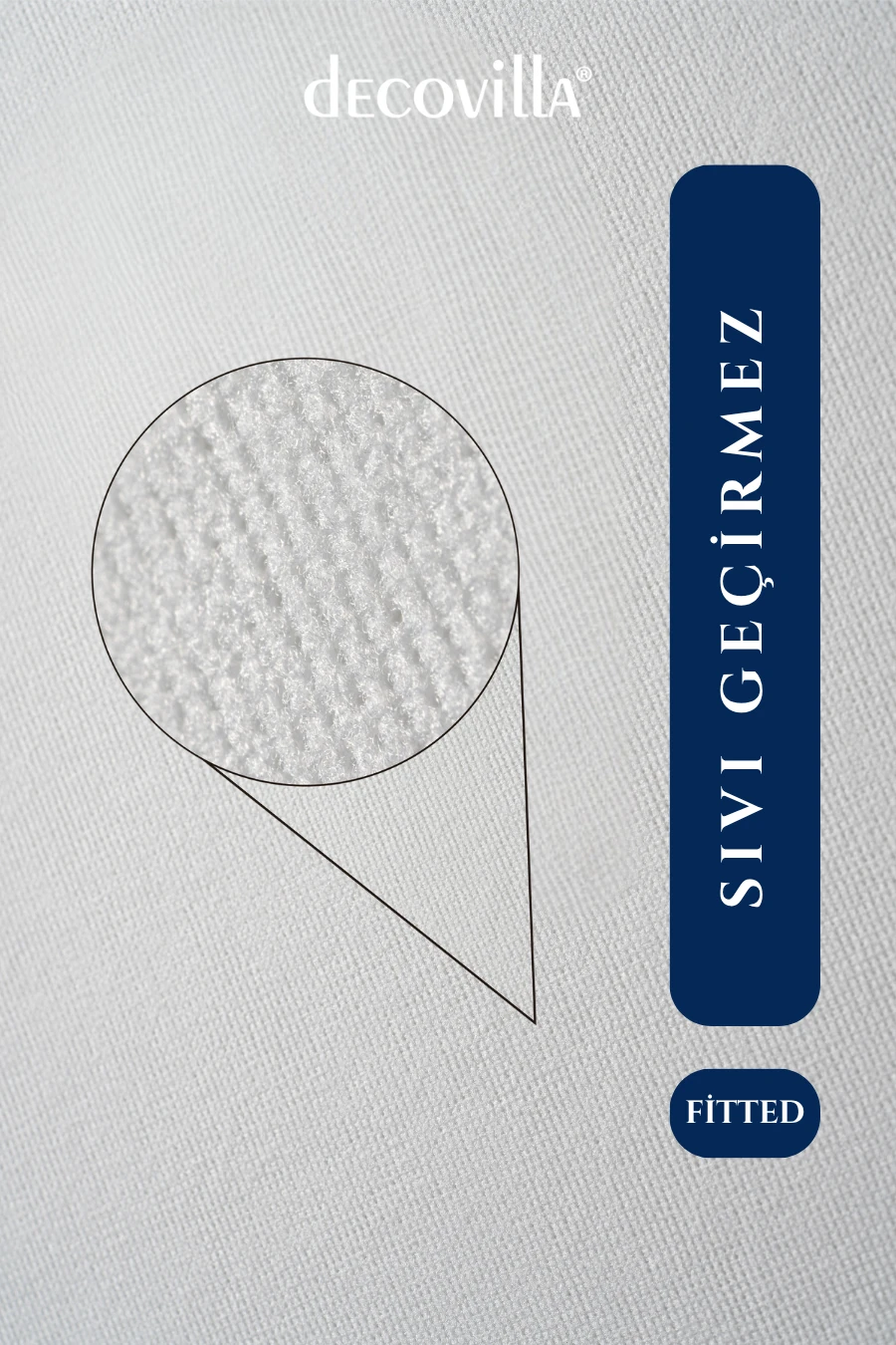 Micro Köşe Lastikli Su Sıvı Geçirmez Yatak Koruyucu Alez Çarşaf