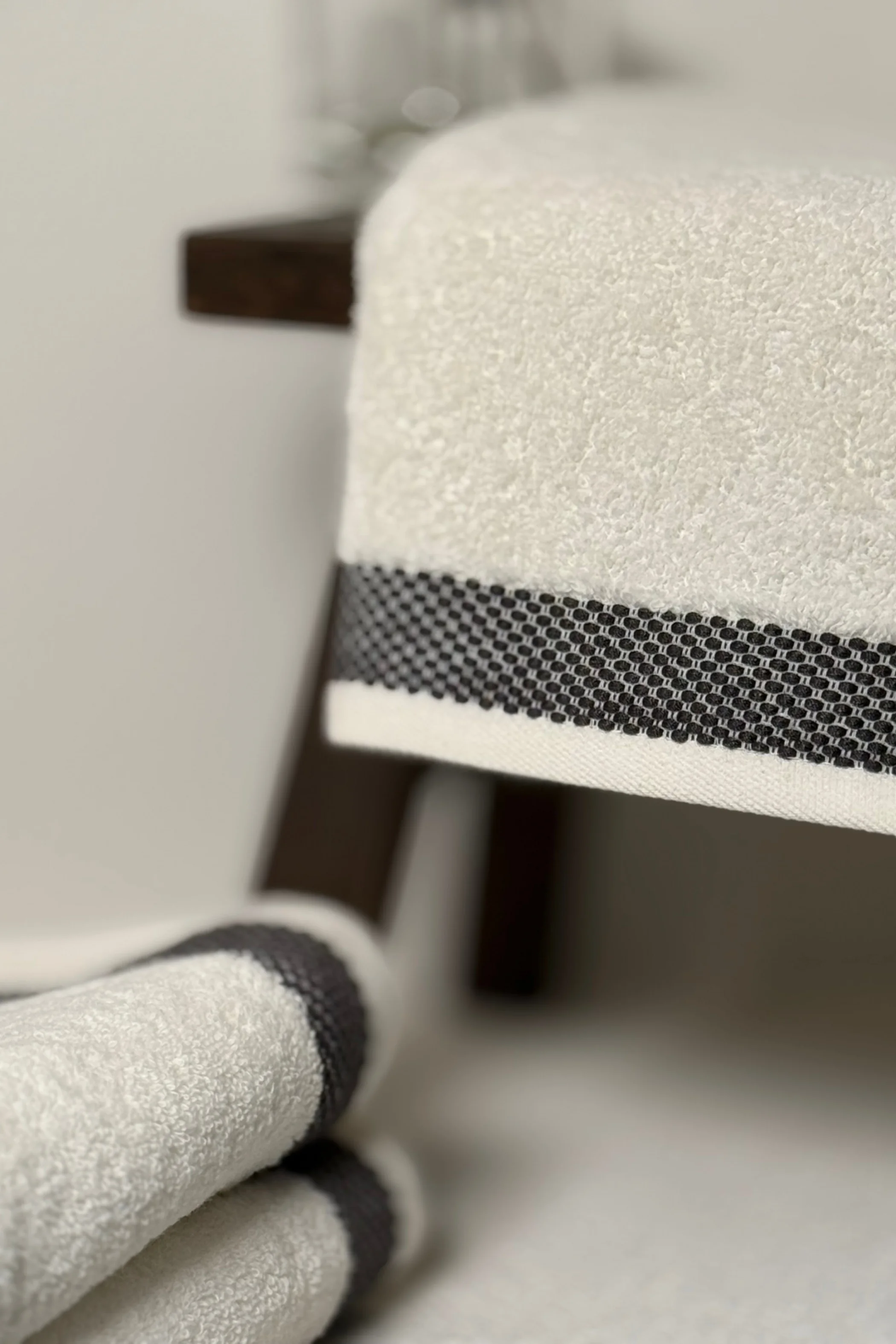 Lumia %100 Pamuk El Yüz Havlu Seti Misafir Çeyizlik 2 li Havlu Seti 50x90 Bej-Antrasit