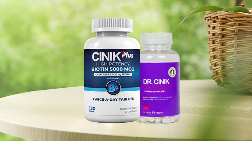 Dr. Cinik Shop Collagen's 3000 mg and high potency Biotin