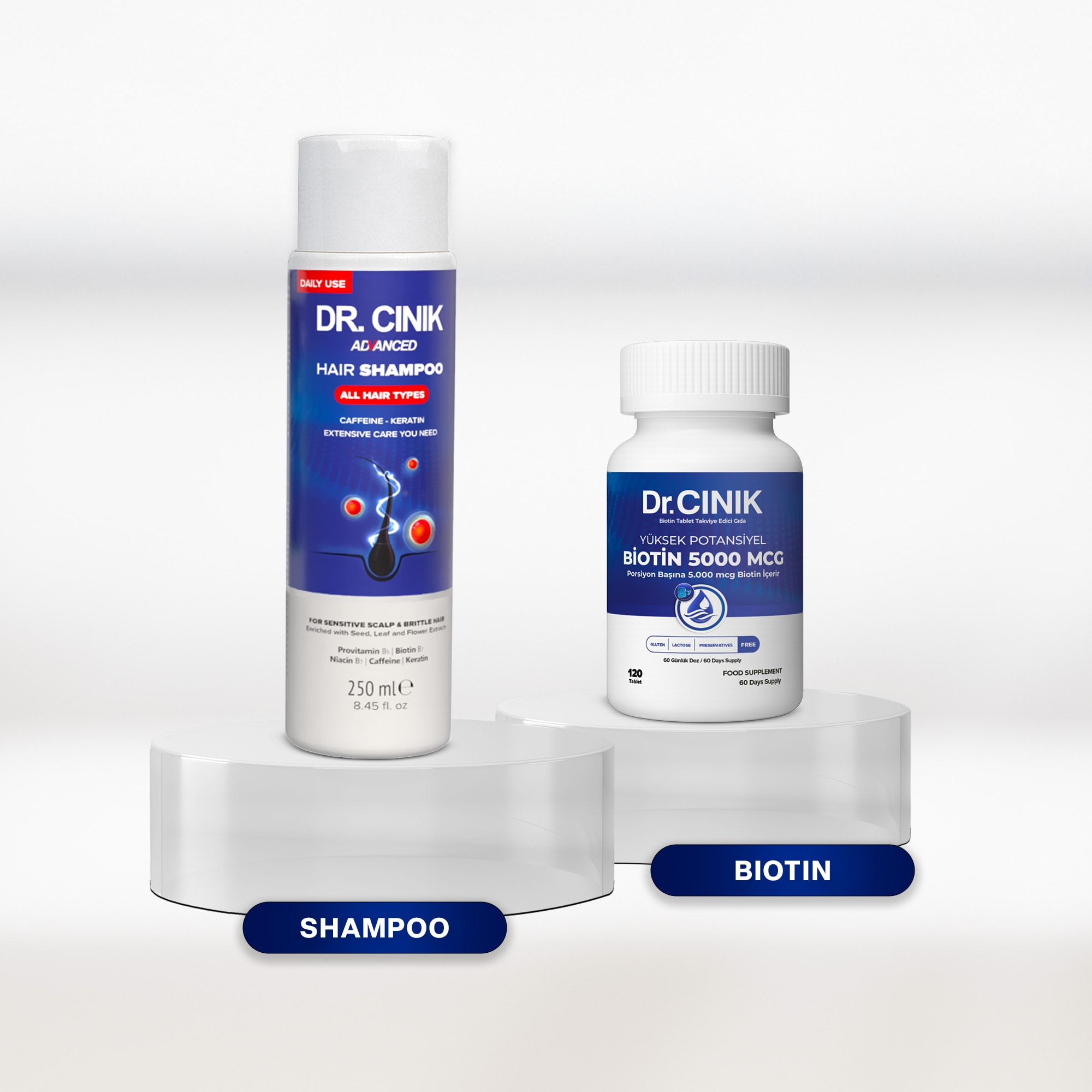 Shampoo + Biotin 120 Tablets