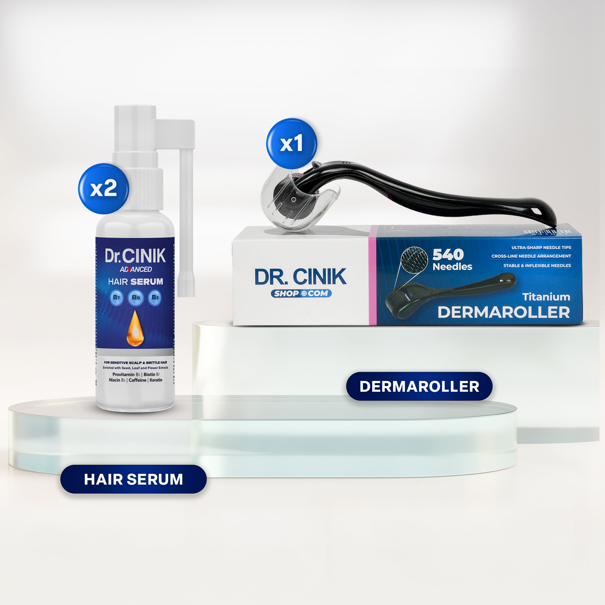 Hair Serum + Dermaroller