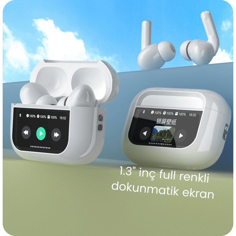 DOKUNMATİK EKRANLI AİR PRO 2 ANC PREMİUM BLUETOOTH KULAKLIK