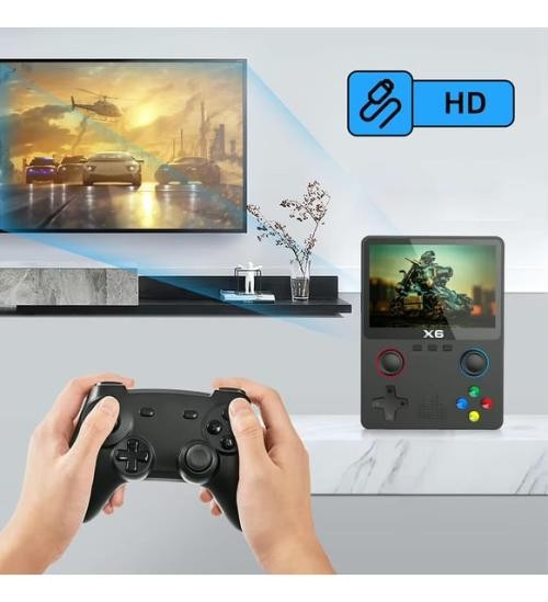 X6 El Oyun Konsolu – 10000+ Oyun, 11 Emülatör Desteği, 3.5” IPS Ekran, 6 Saat Oyun Süresi