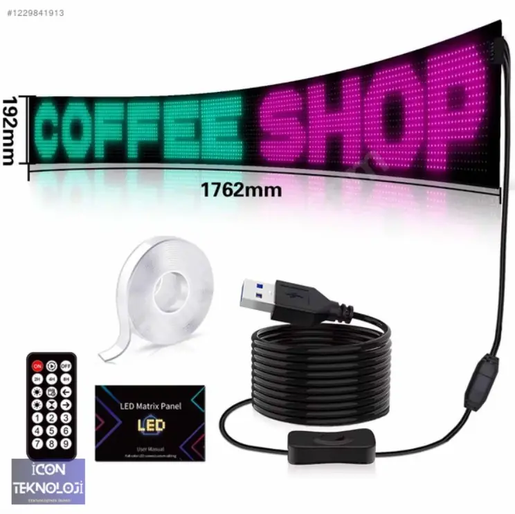 KİŞİSELLEŞTİRİLEBİLİR MATRİX LED PANEL 20X177 CM