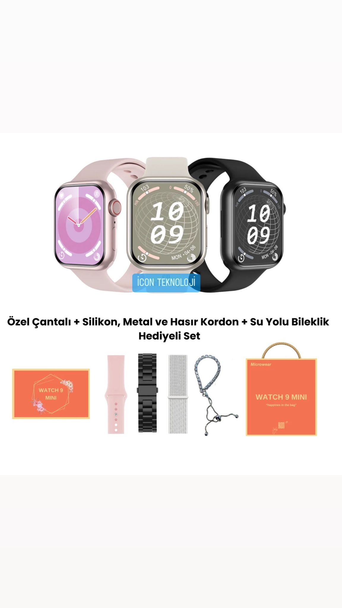 ÖZEL SERİ WATCH 9 MİNİ 41MM AKILLI SAAT 