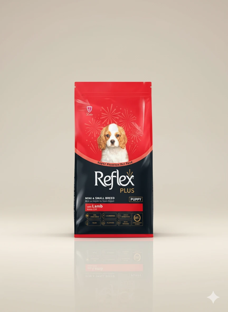 Reflex Plus Mini Small Kuzulu ve Pirinçli Küçük Irk Yavru Köpek Maması 3 kg