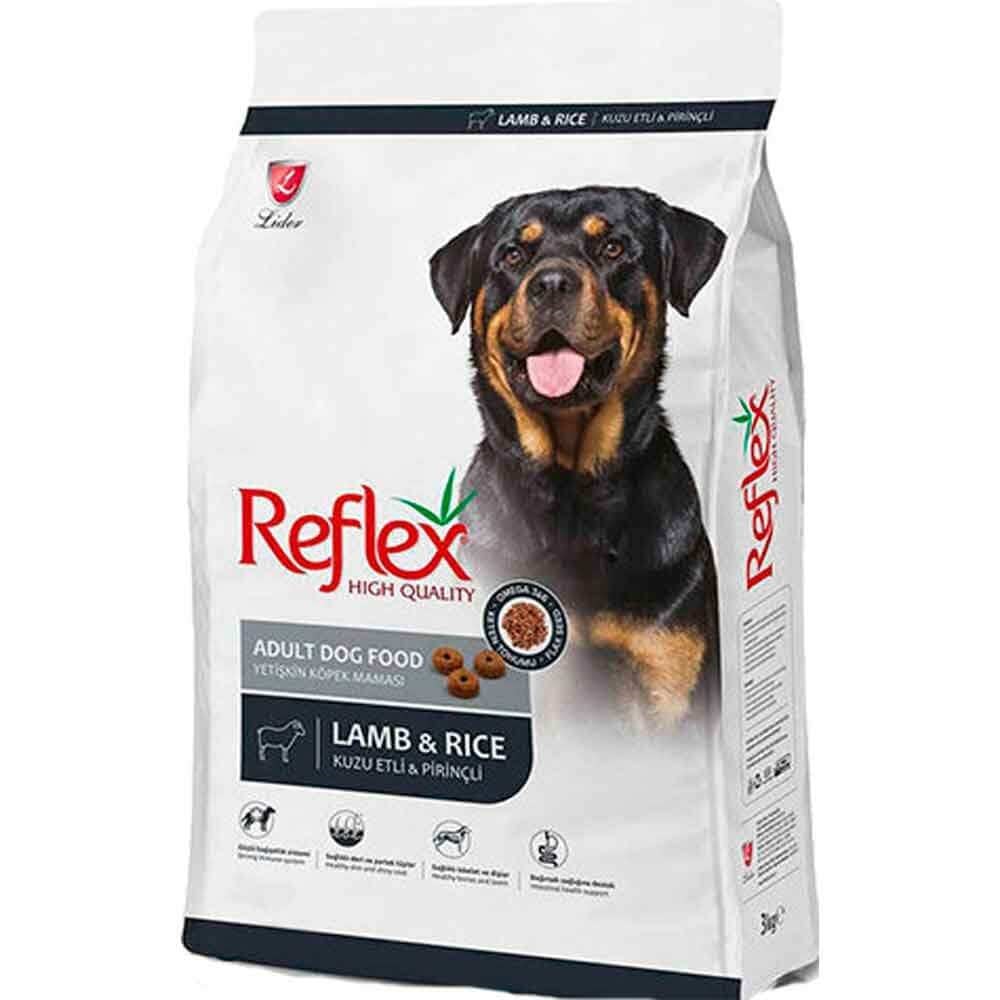 Reflex Kuzulu & Pirinçli Yetişkin Köpek Maması 15 KG