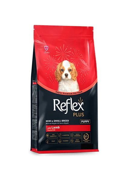 Reflex Plus Mini Small Kuzulu ve Pirinçli Küçük Irk Yavru Köpek Maması 3 kg