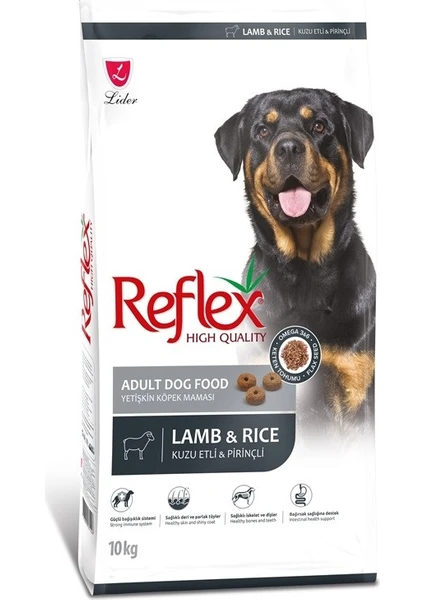 Reflex Kuzulu ve Pirinçli 10 kg Yetişkin Köpek Maması