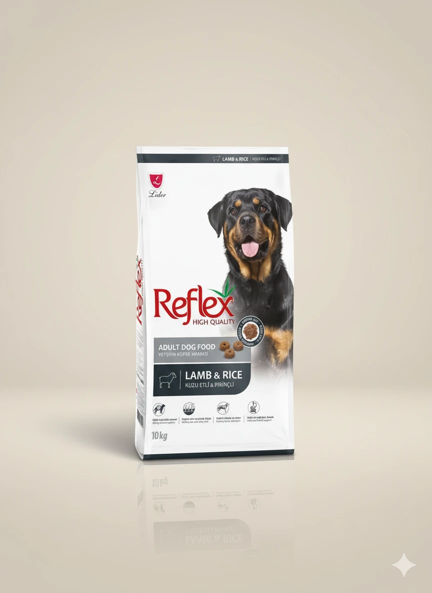 Reflex Kuzulu ve Pirinçli 10 kg Yetişkin Köpek Maması