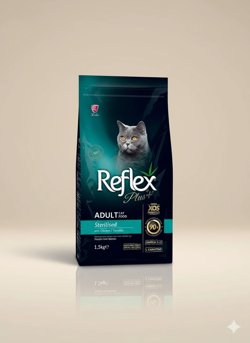 Reflex Plus Tavuklu Yetişkin Kısırlaştırılmış Kedi Maması 1.5 Kg