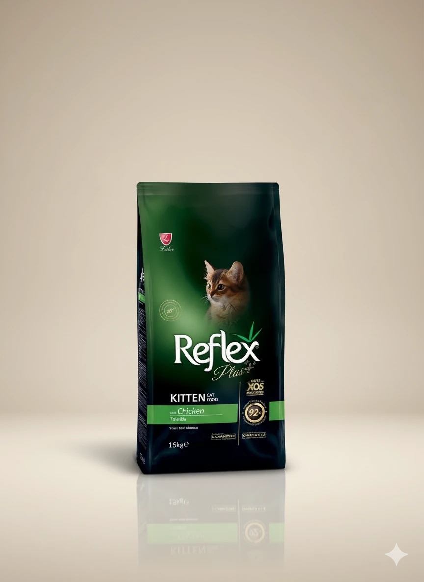 Reflex Plus Tavuklu Yavru Kedi Maması 15 Kg