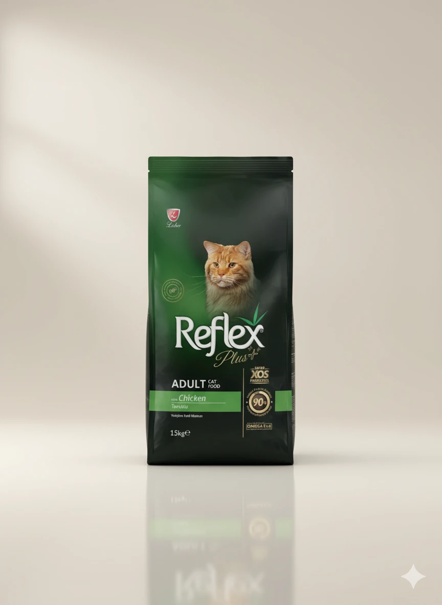 Reflex Plus Tavuklu Yetişkin Kedi Maması 15 Kg