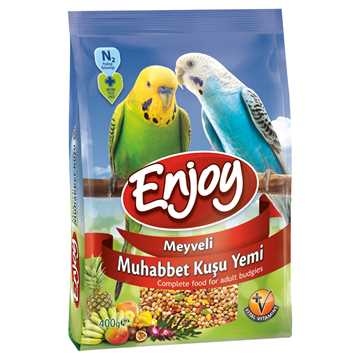 Enjoy Muhabbet Kuşu Yemi Meyveli 400 Gr