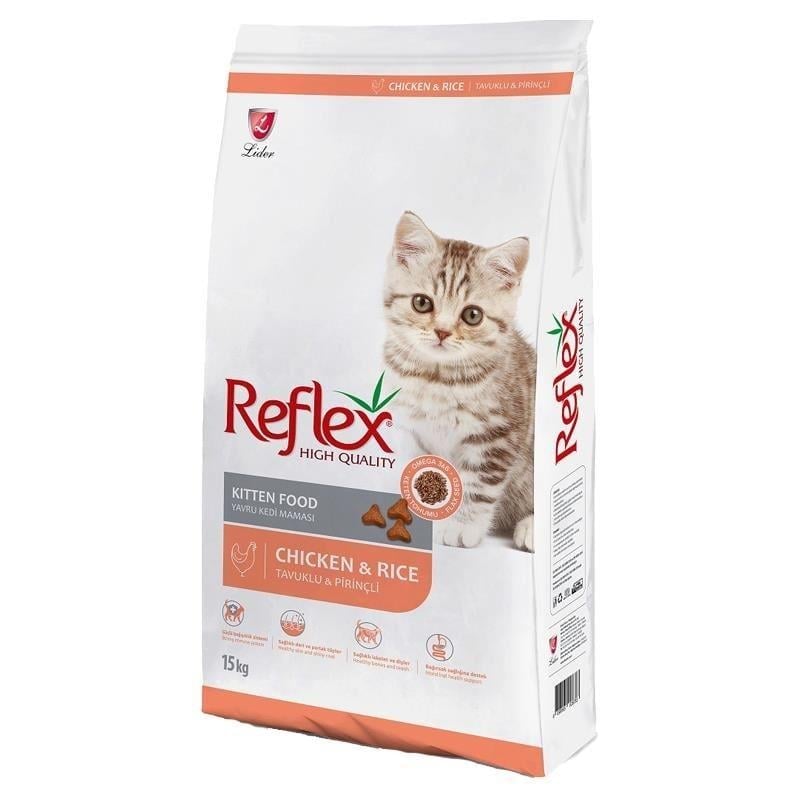 Reflex Tavuklu ve Pirinçli Yavru Kedi Maması 15kg