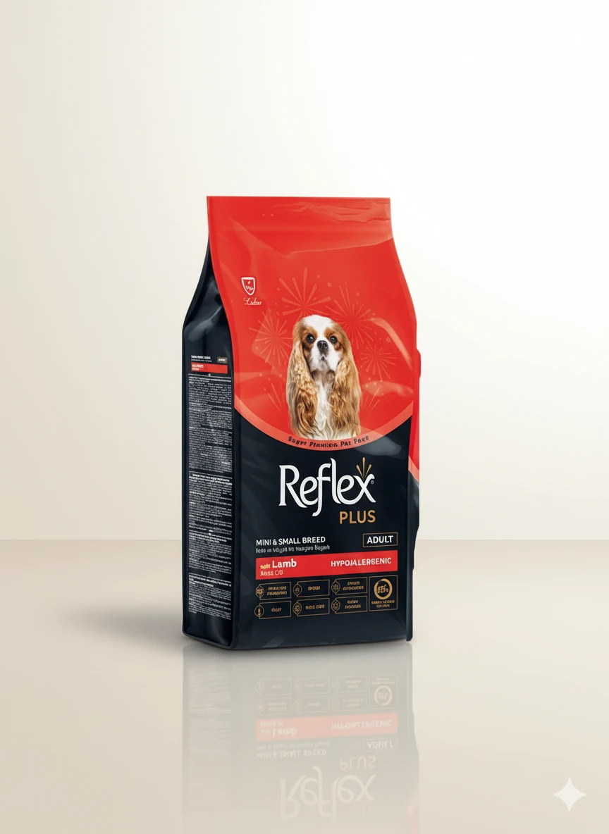 Reflex Plus Mini Small Kuzulu ve Pirinçli Küçük Irk Yetişkin Köpek Maması 3 kg