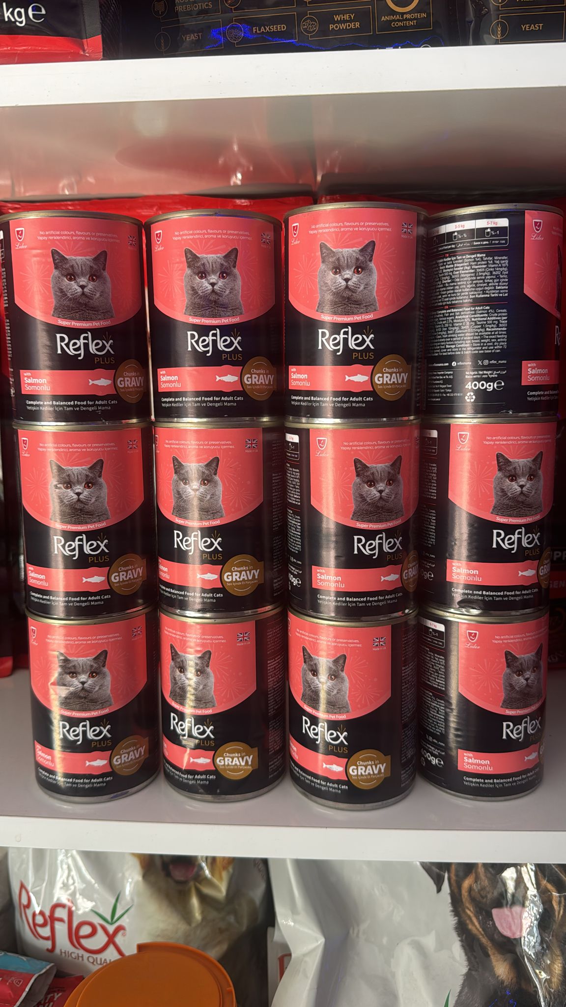 Reflex Plus 12'li Yetişkin Kedi Somonlu Konserve Mama