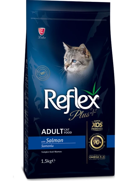 Reflex Plus Somonlu Yetişkin Kedi Maması 1,5 kg