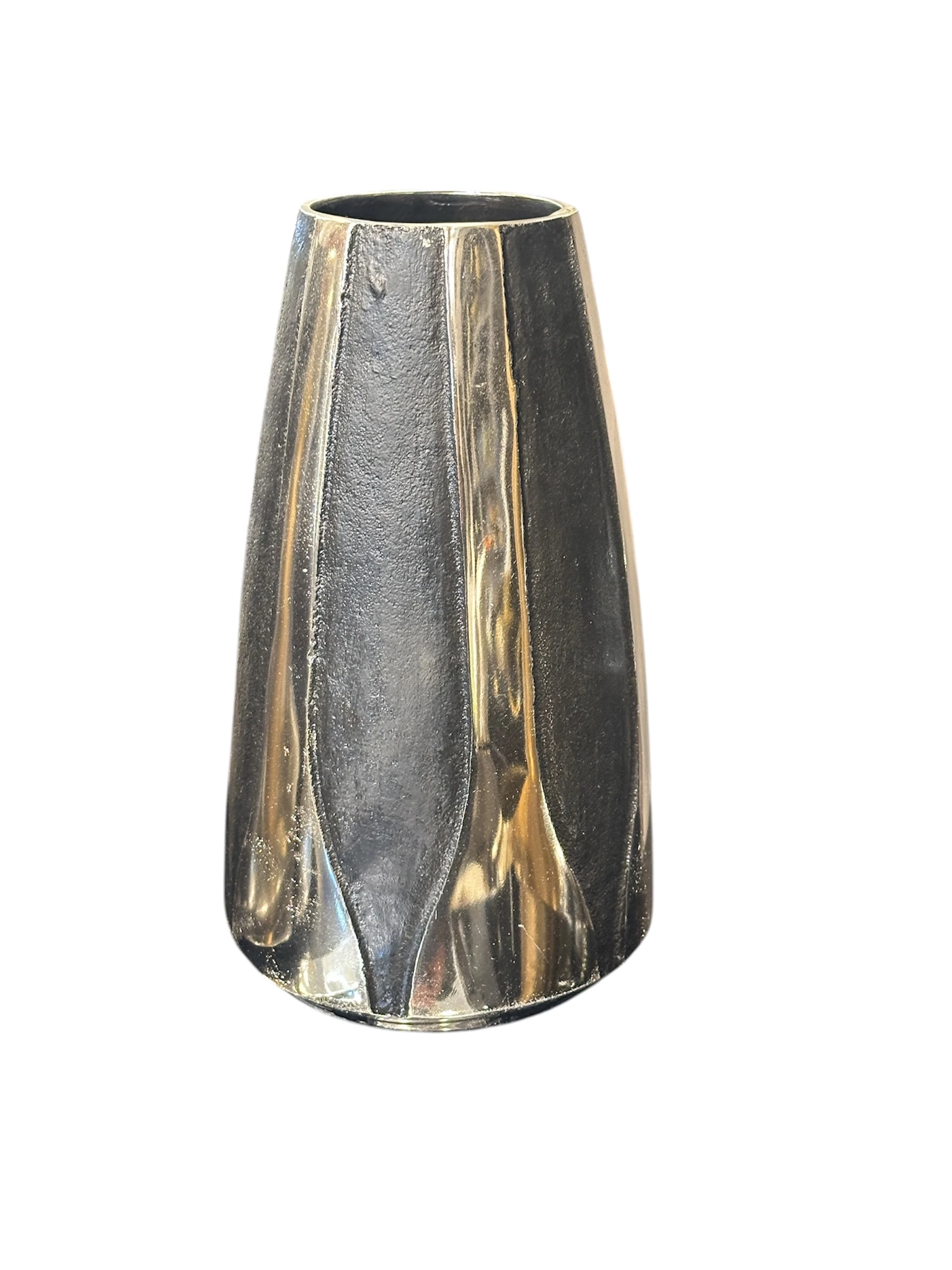 Siyah Gümüş Döküm Vazo Küçük Boy 