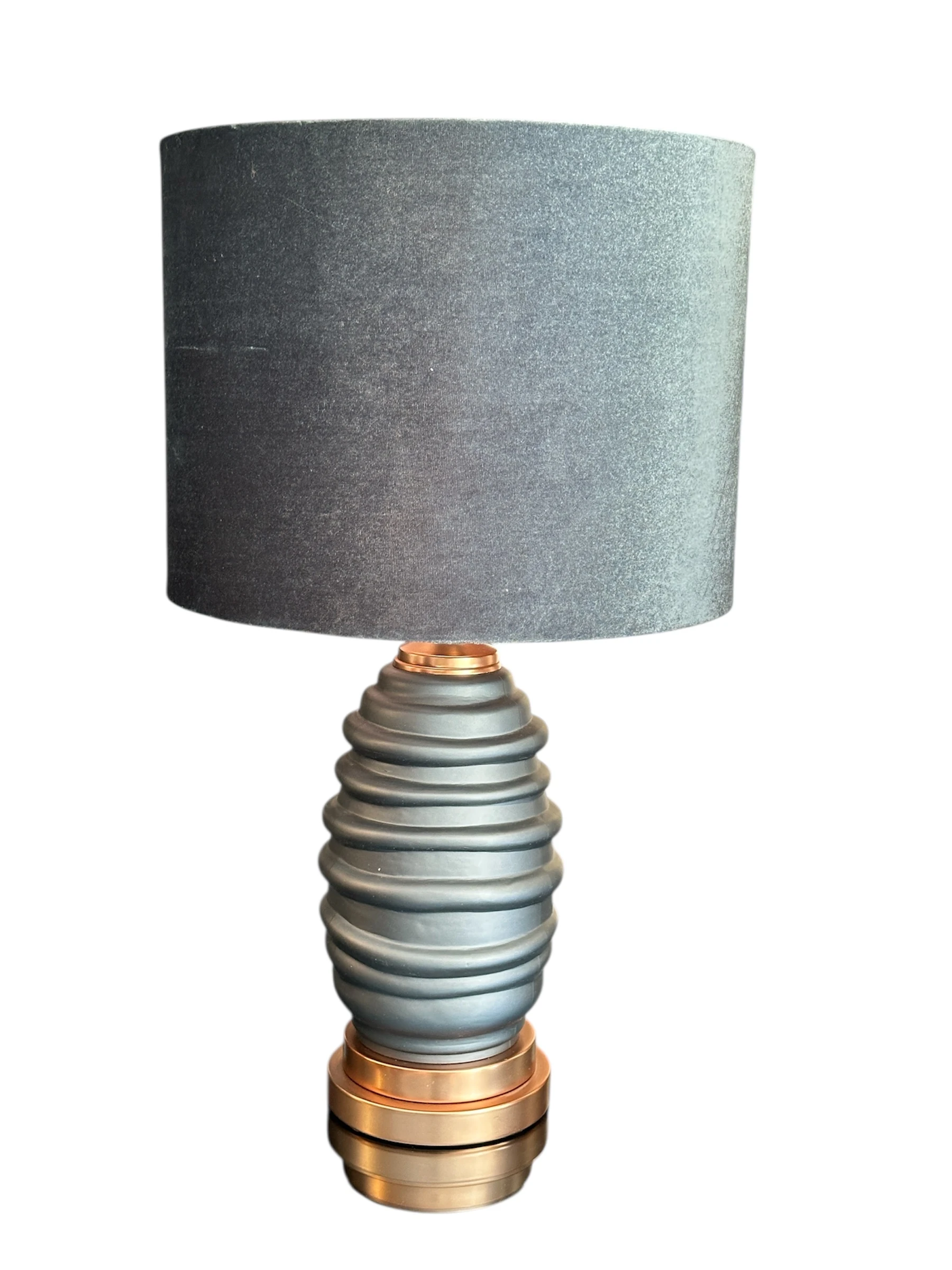 Kadife Şapkalı Abajur