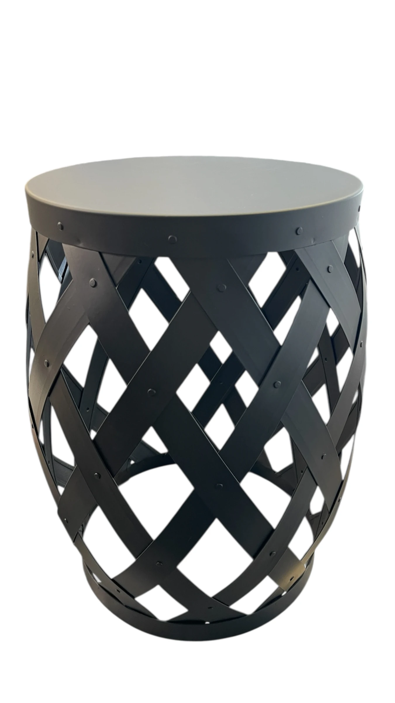 Siyah Metal Yan Sehpa