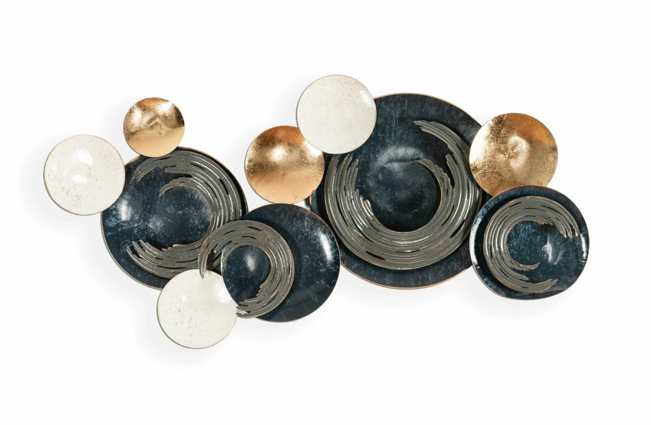 Mavi Gold Metal Duvar Panosu