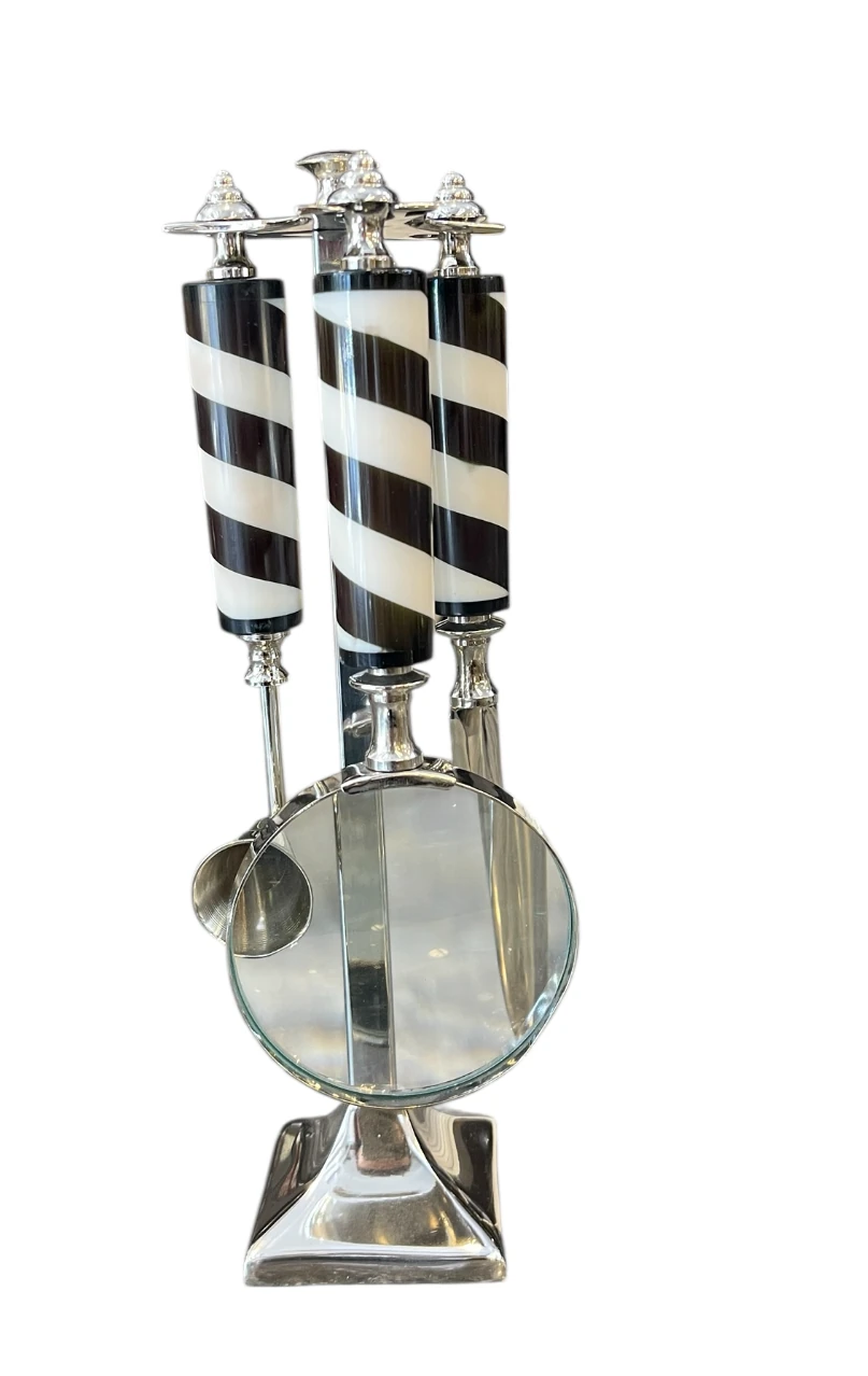 Siyah Beyaz Büyüteç Seti