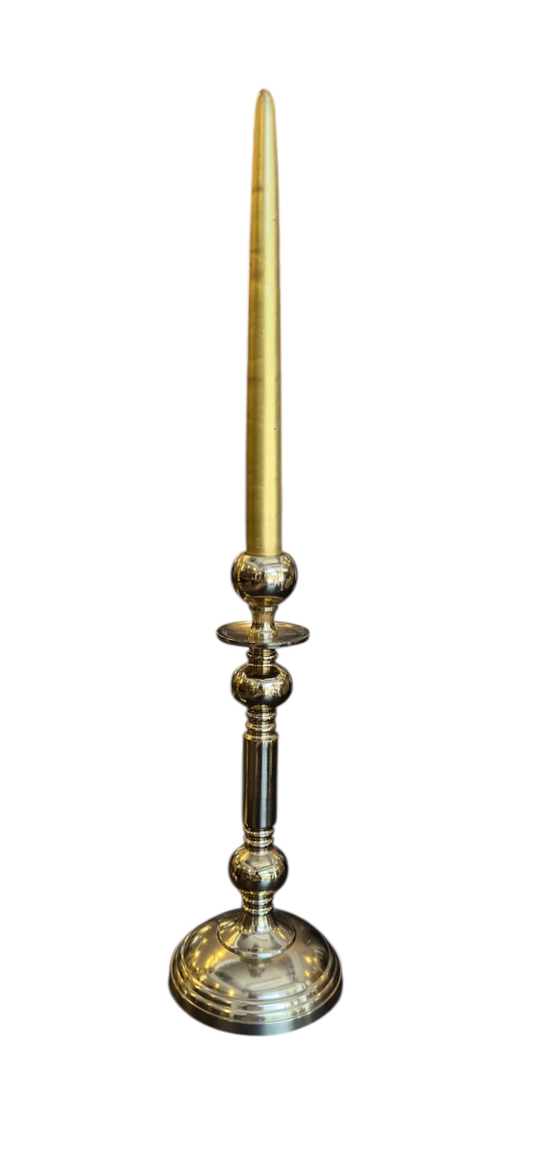 Gold Metal Kaplama Burgu Desenli 2'li Mumluk