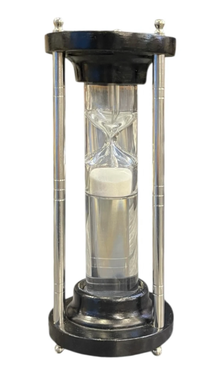 Siyah Gümüş Kum Saati 