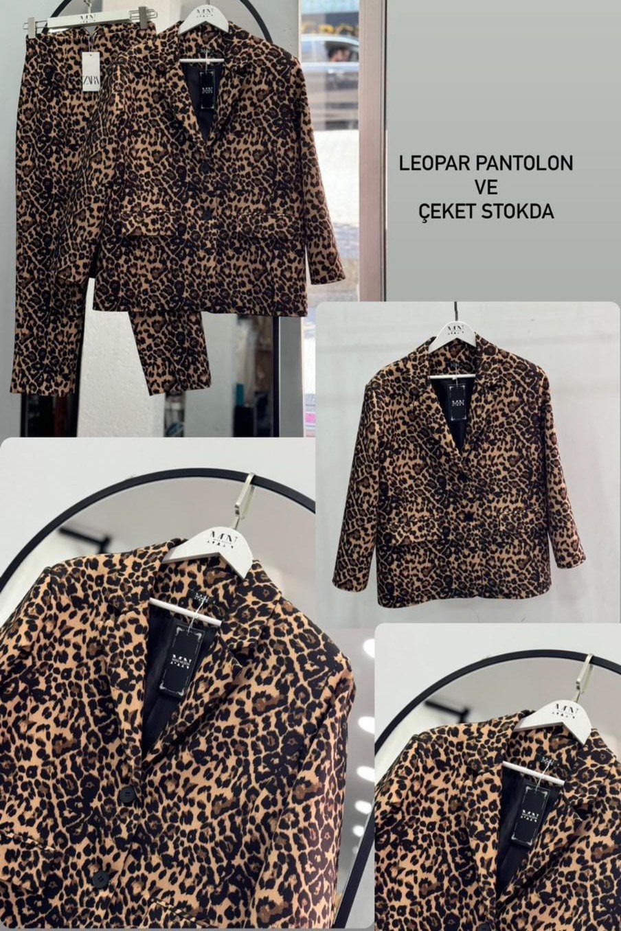 Leopar Blazer Ceker