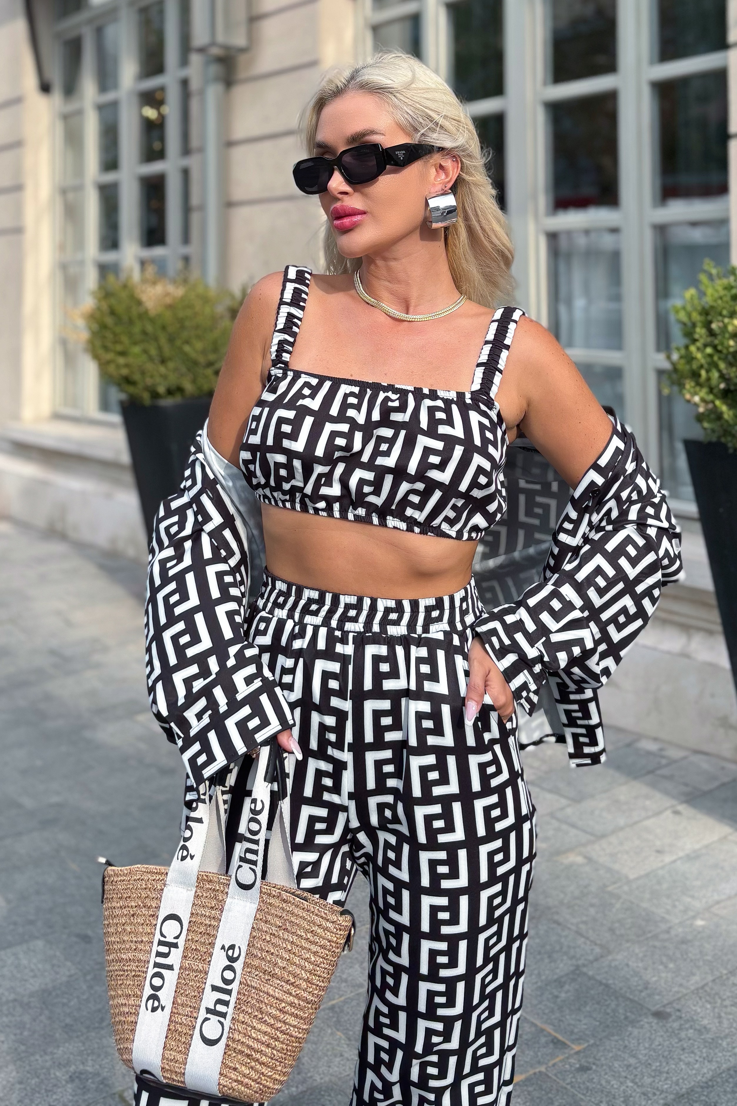 Jessie 3'lü Takım - Siyah