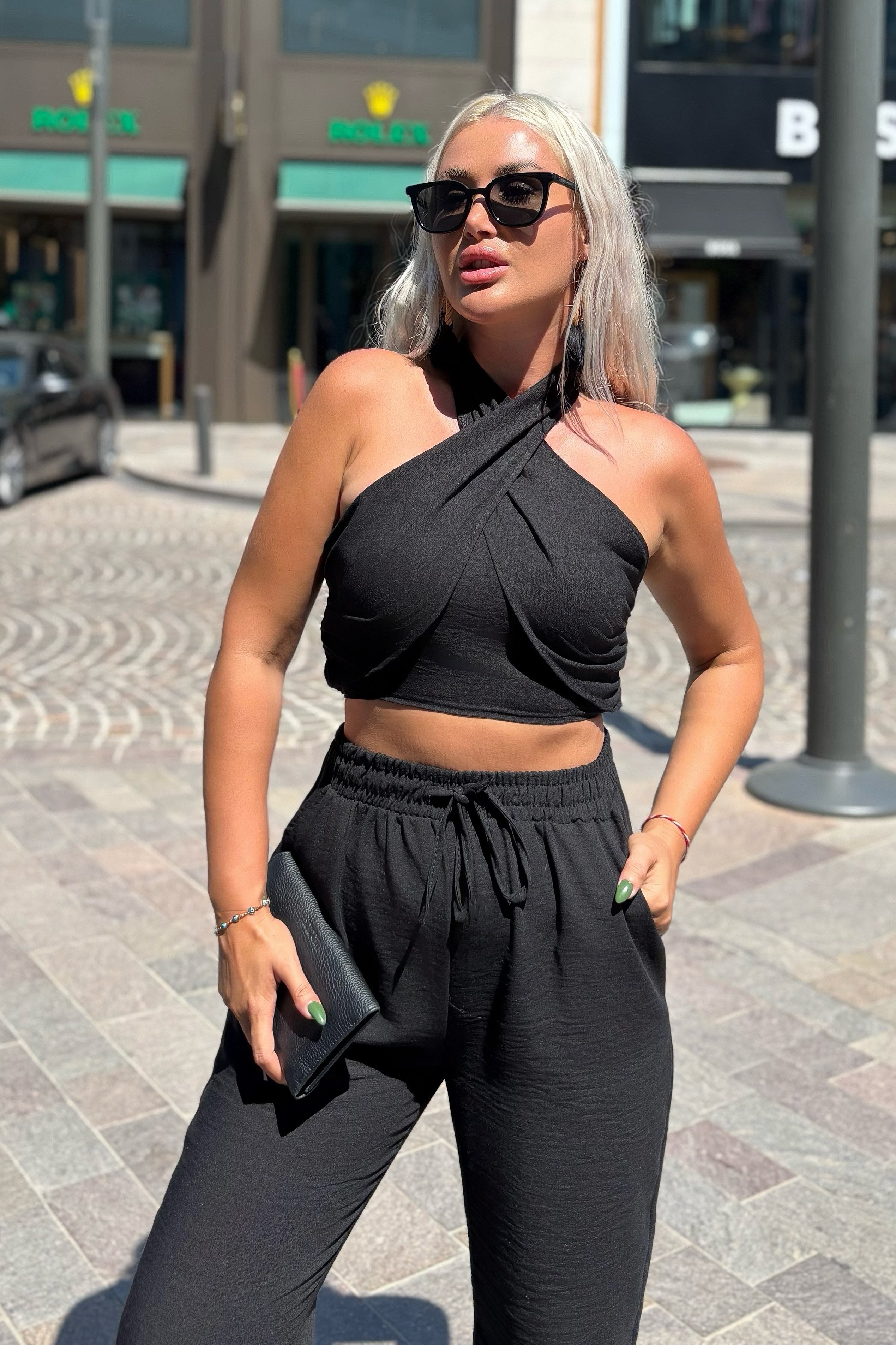 Elisa Keten Takım - Siyah