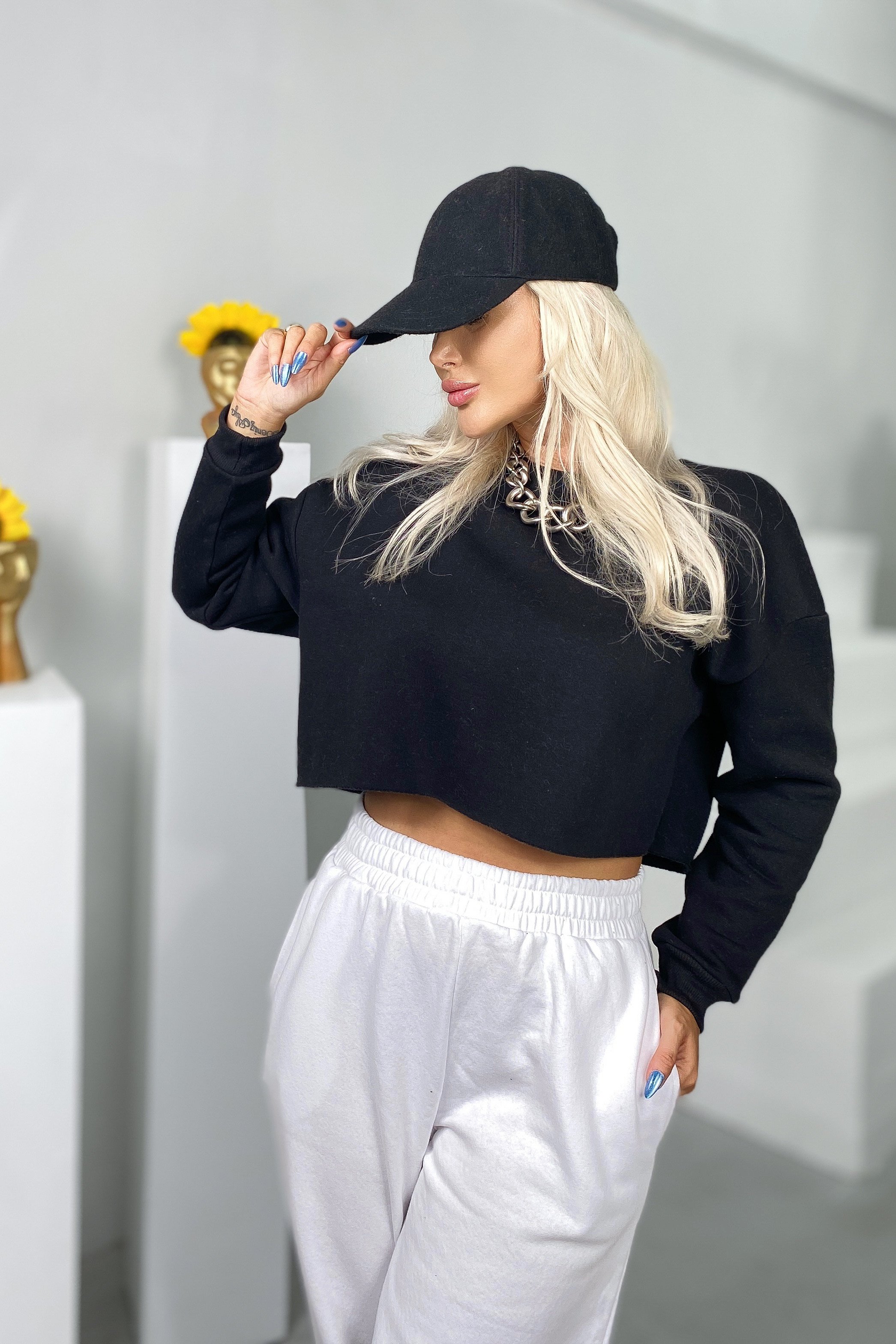 Crop Sweatshirt 