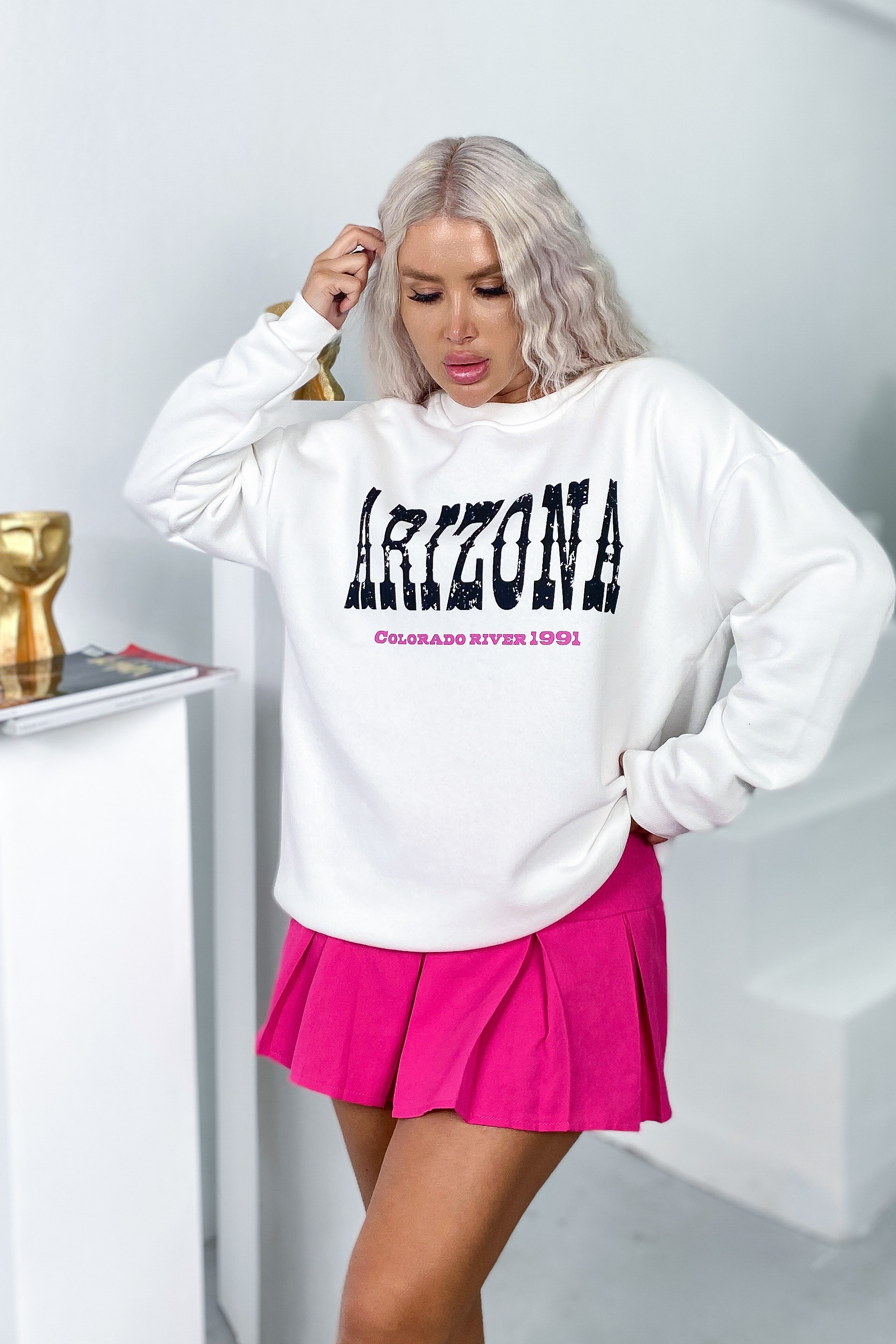 Alaska Baskılı Sweatshirt