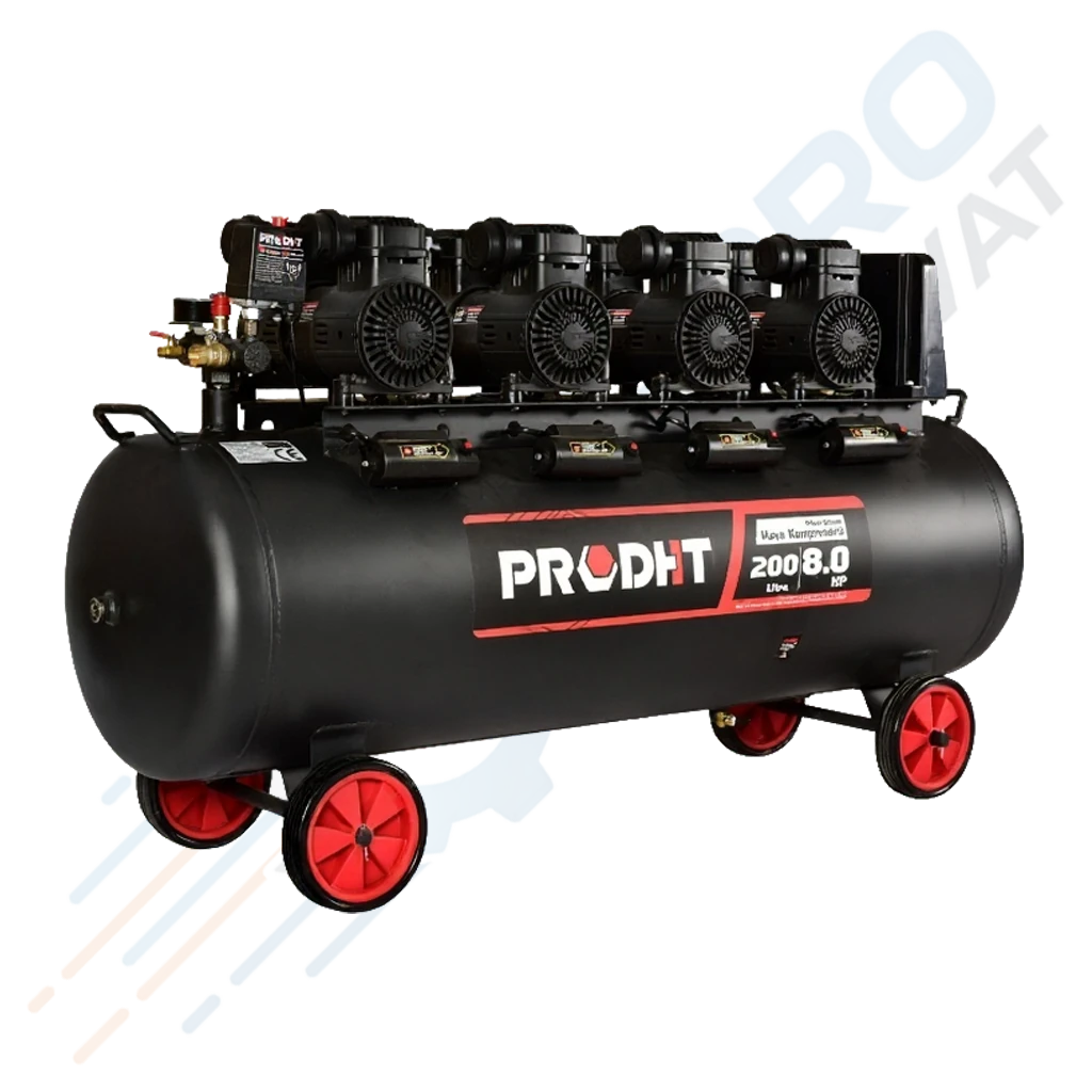 PRODHT 200 litre Hava Kompresörü Sessiz