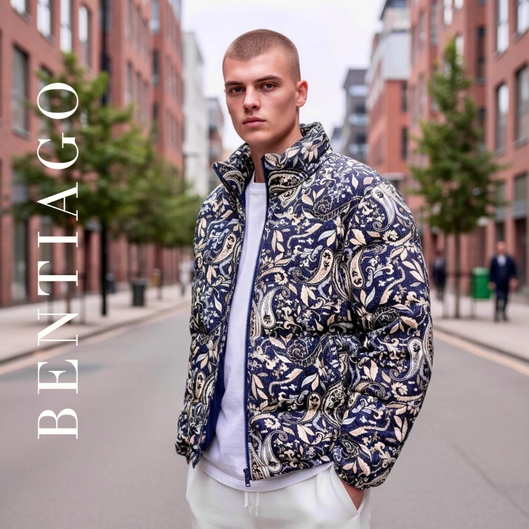 Bentiago Etnik Desenli Mont - Lacivert