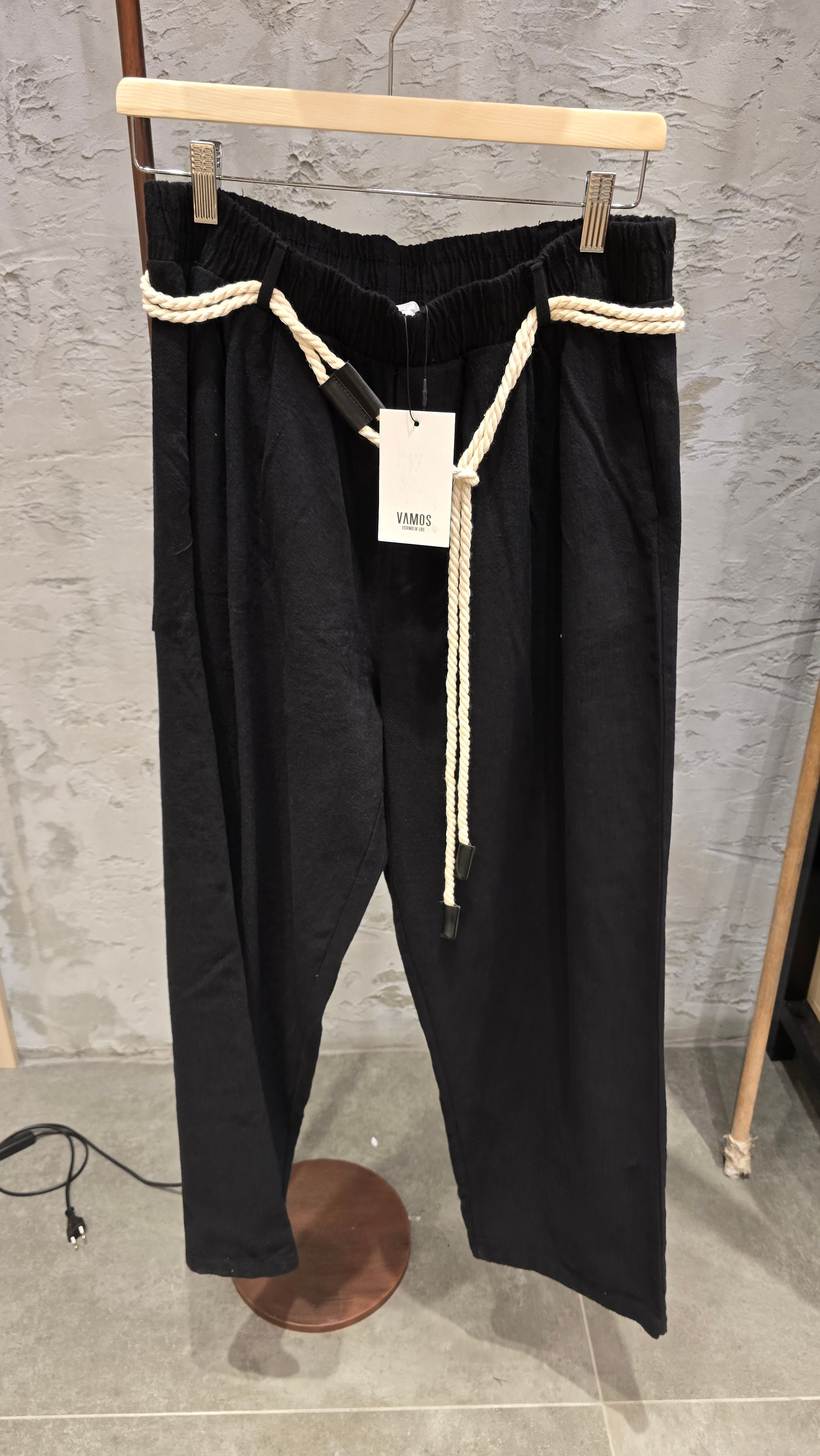 Vamos Siyah Baggy Pantolon V40-640