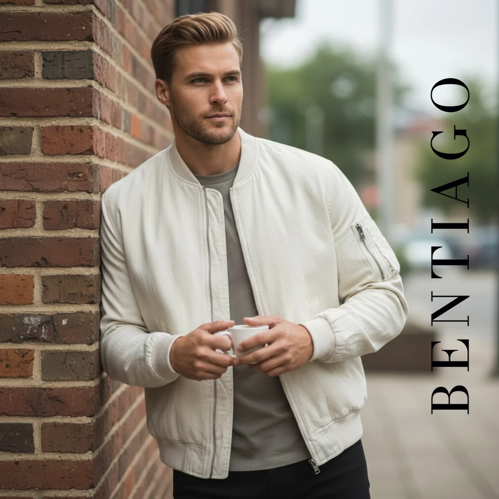 Kol Cebi Detaylı Kırık Beyaz Mevsimlik Ceket