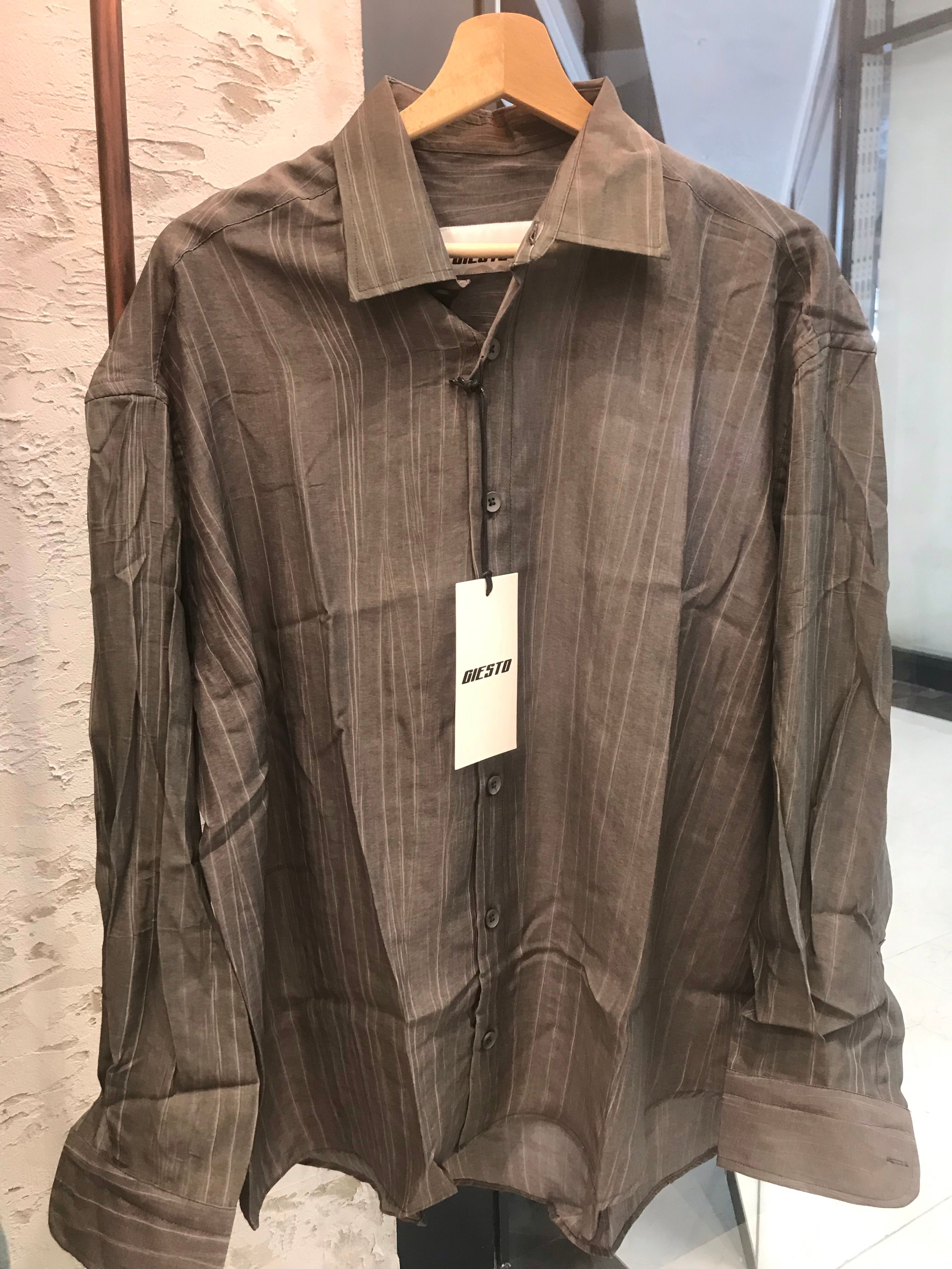 Giesto Polyester Kahverengi Gömlek G5650-1