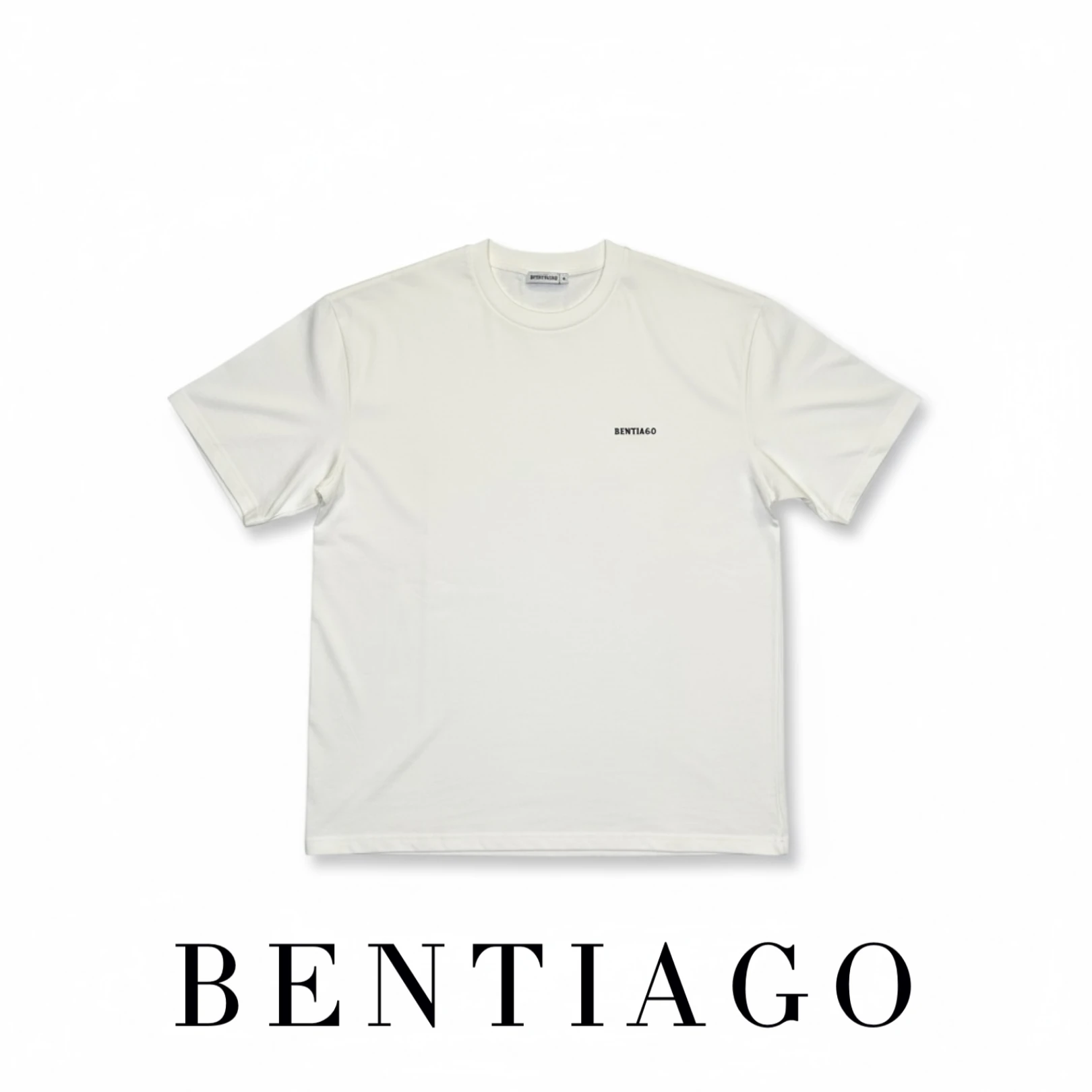 Bentiago Göğüs Baskılı Basic Tişört