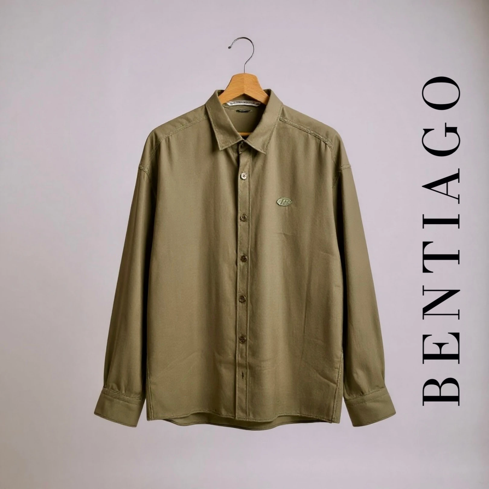 Rahat Kumaş Haki Gömlek