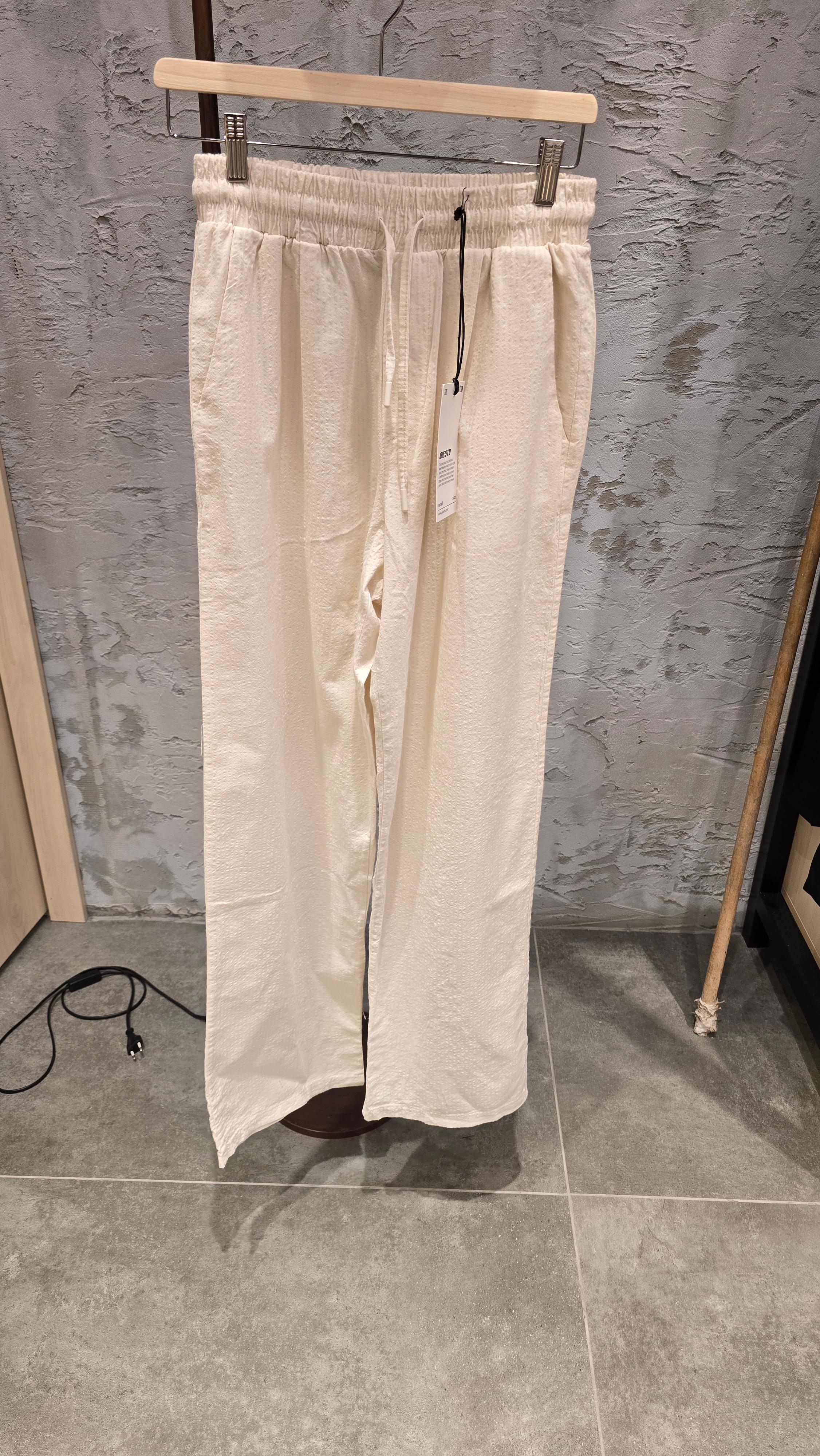Giesto Ecru Keten Pantolon G5232-24