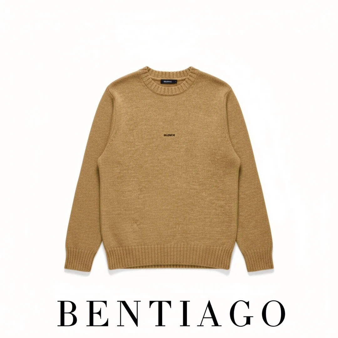 Açık Kahve Triko Kazak