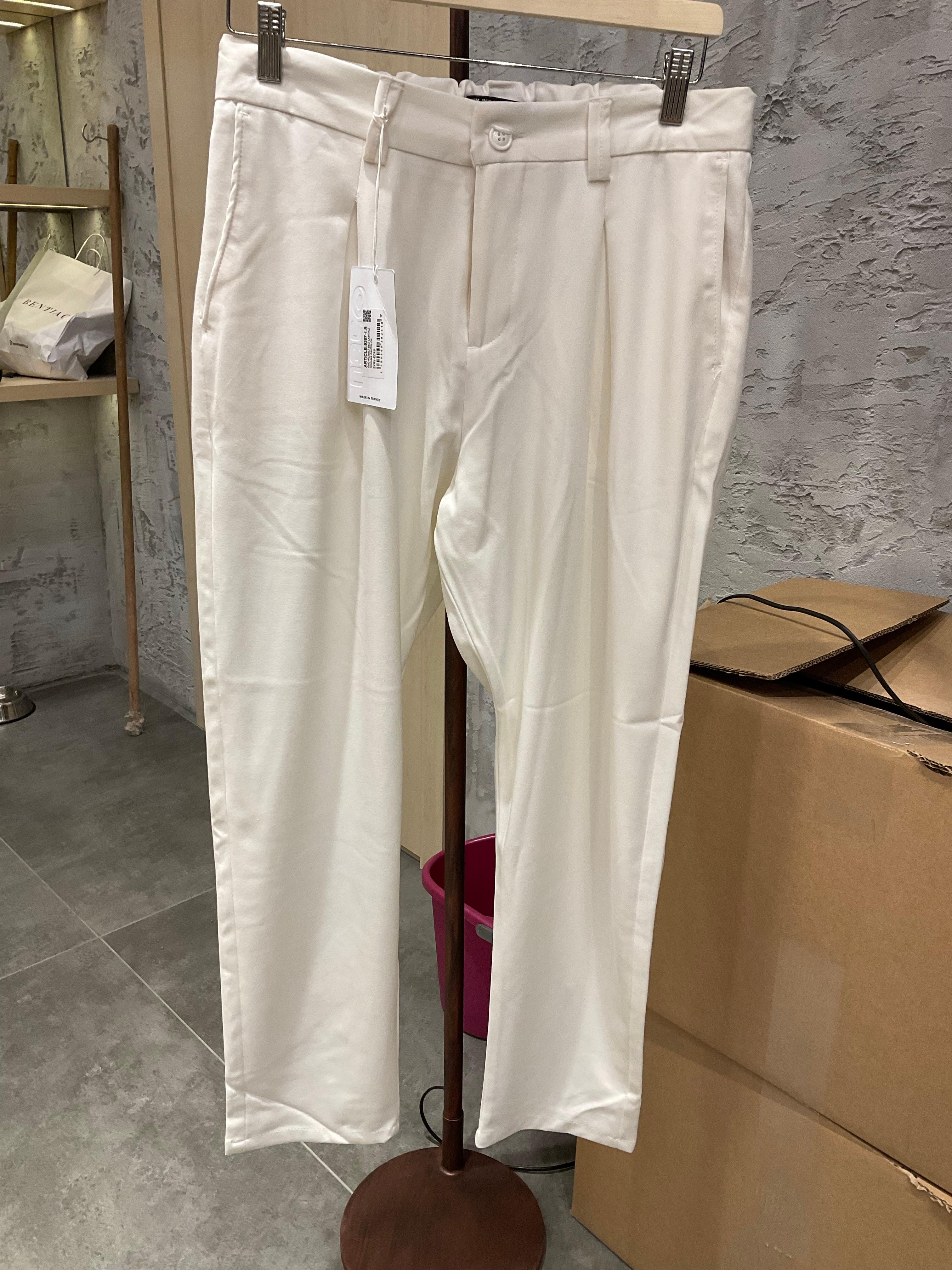 Open Pileli Ecru Pantolon OP9267-1