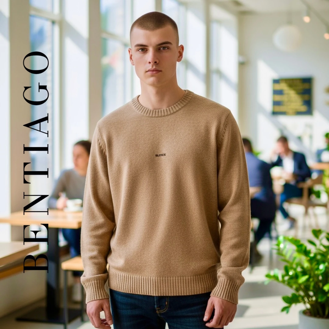 Açık Kahve Triko Kazak