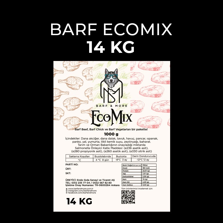 ECOMIX 14 KG (1000 Gr. Aç Bitir Paketlerde)