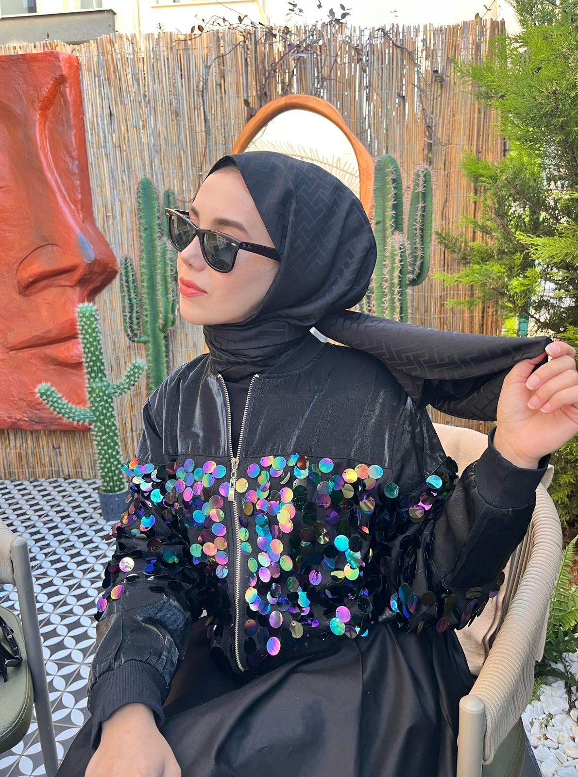 Pullu Astarlı  Fermuarlı Ceket